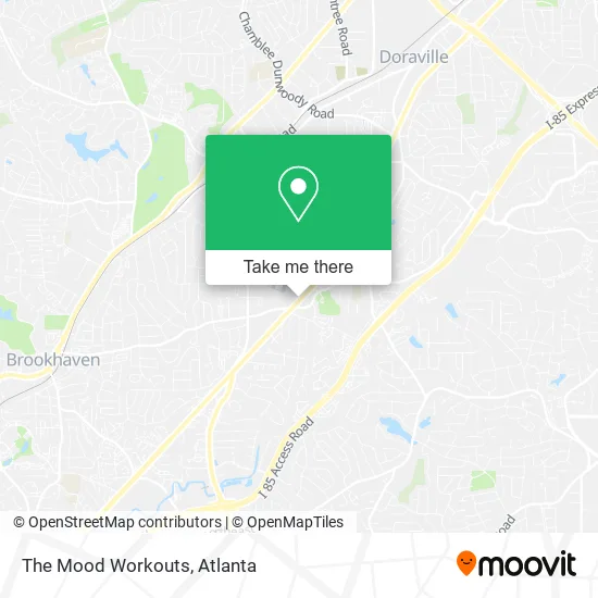 The Mood Workouts map
