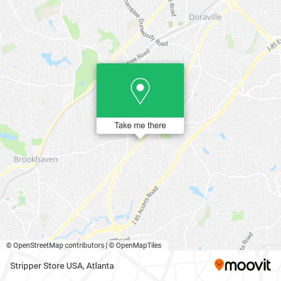 Stripper Store USA map