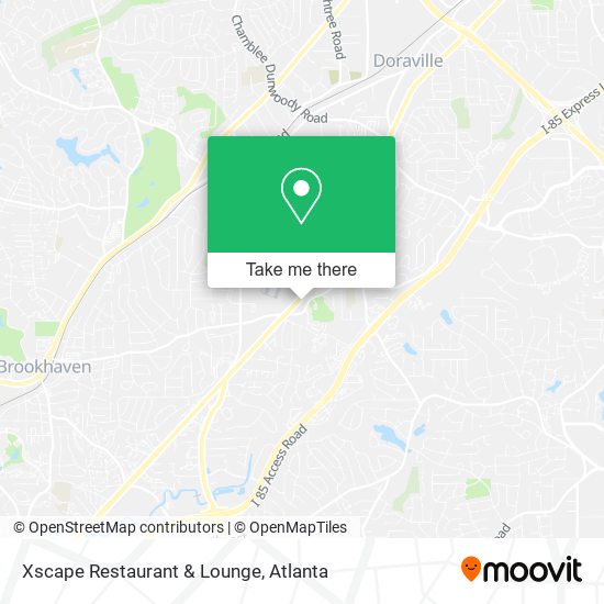 Xscape Restaurant & Lounge map