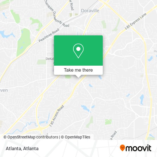 Atlanta map