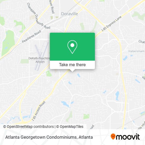 Mapa de Atlanta Georgetown Condominiums