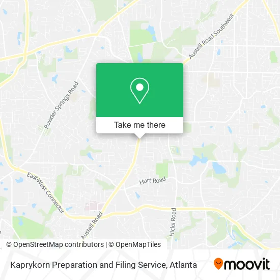 Mapa de Kaprykorn Preparation and Filing Service