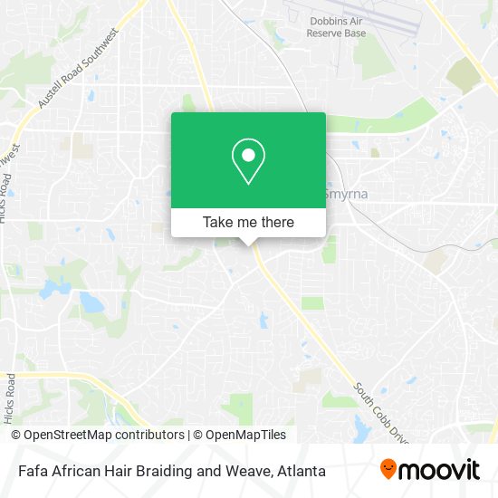 Mapa de Fafa African Hair Braiding and Weave