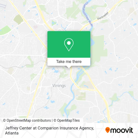 Jeffrey Center at Comparion Insurance Agency map