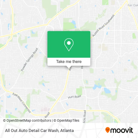 All Out Auto Detail Car Wash map
