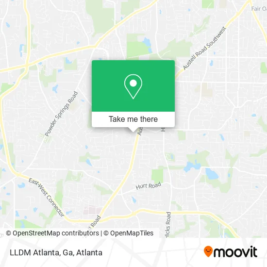 LLDM Atlanta, Ga map