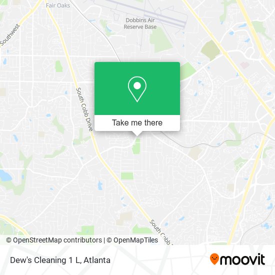 Mapa de Dew's Cleaning 1 L