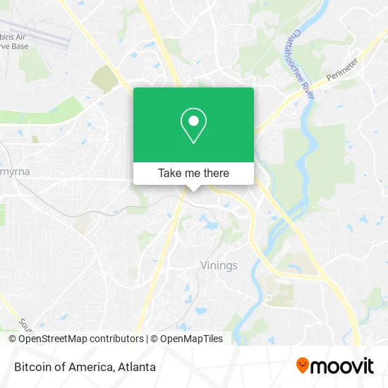 Mapa de Bitcoin of America