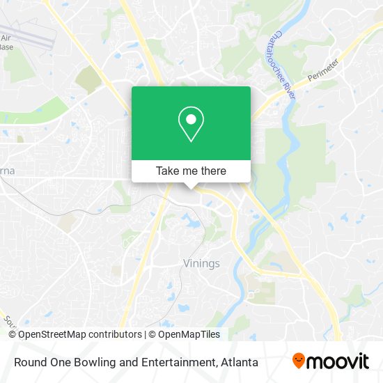 Mapa de Round One Bowling and Entertainment
