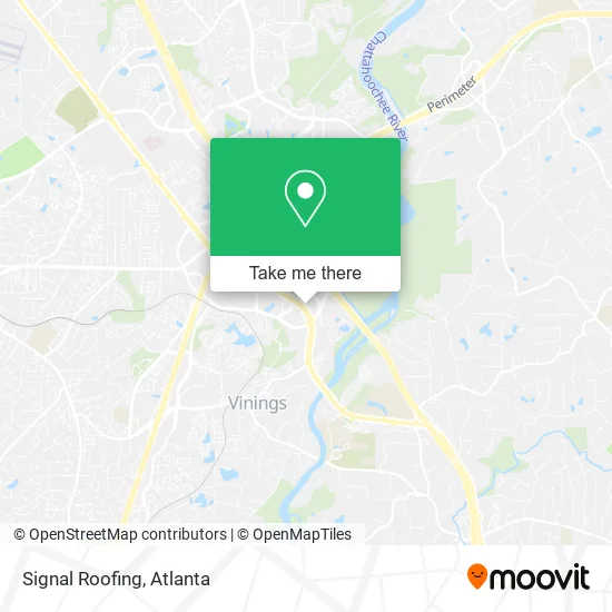 Signal Roofing map