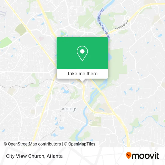 City View Church map