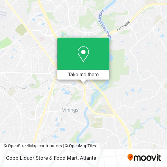 Cobb Liquor Store & Food Mart map