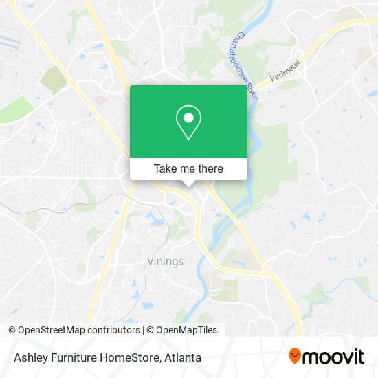 Ashley Furniture HomeStore map