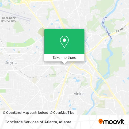 Concierge Services of Atlanta map