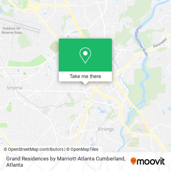 Mapa de Grand Residences by Marriott-Atlanta Cumberland