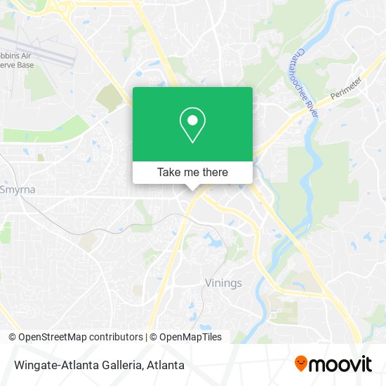 Wingate-Atlanta Galleria map