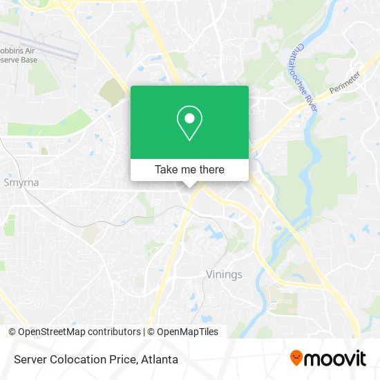 Mapa de Server Colocation Price
