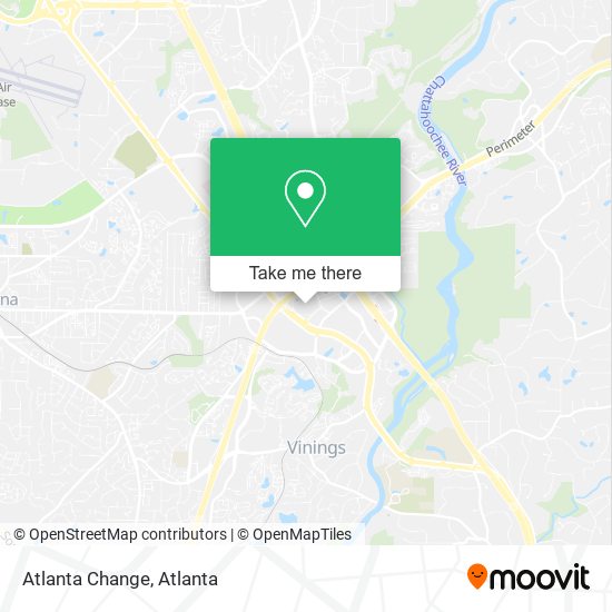 Mapa de Atlanta Change