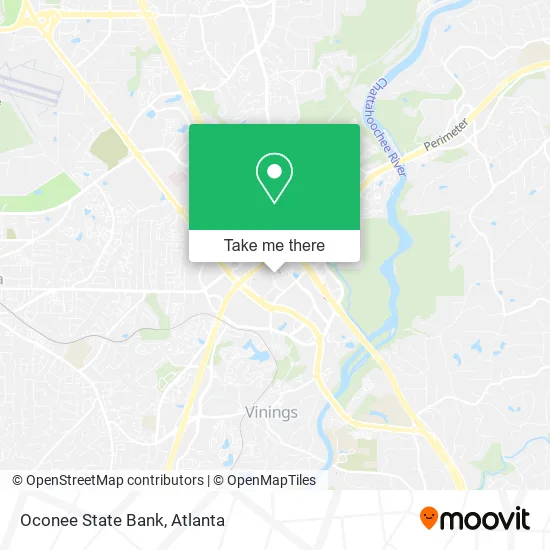 Oconee State Bank map