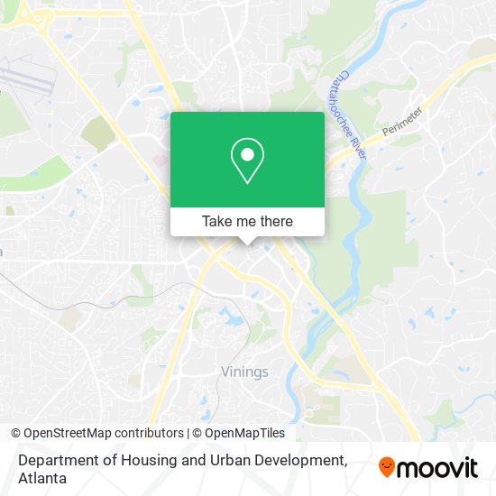 Department of Housing and Urban Development map