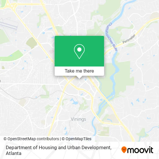 Mapa de Department of Housing and Urban Development