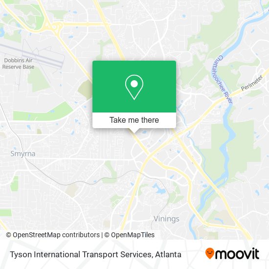 Mapa de Tyson International Transport Services