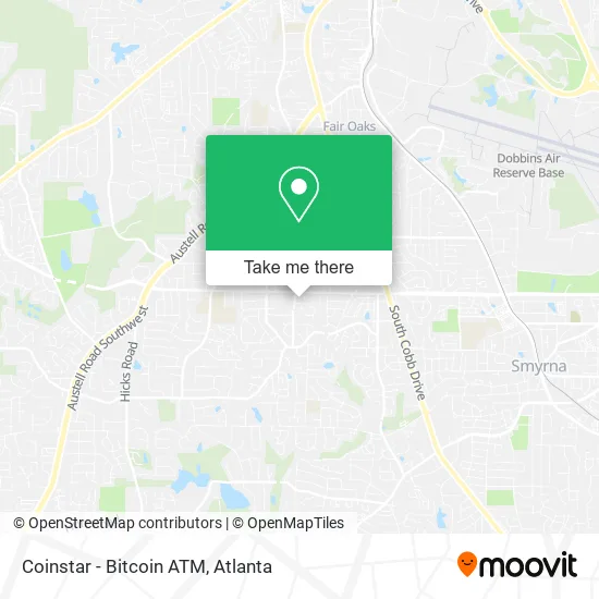 Coinstar - Bitcoin ATM map