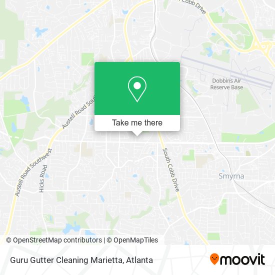 Mapa de Guru Gutter Cleaning Marietta