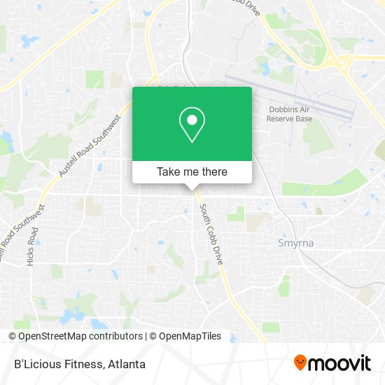 B'Licious Fitness map