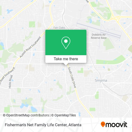 Fisherman's Net Family Life Center map