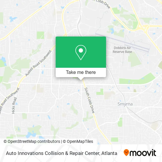 Auto Innovations Collision & Repair Center map