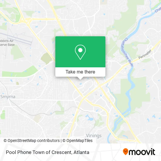 Mapa de Pool Phone Town of Crescent