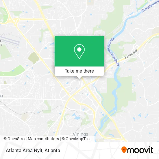 Atlanta Area Nylt map
