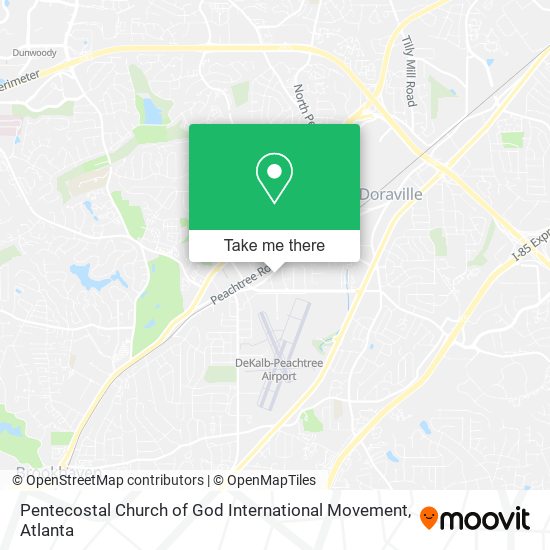 Pentecostal Church of God International Movement map
