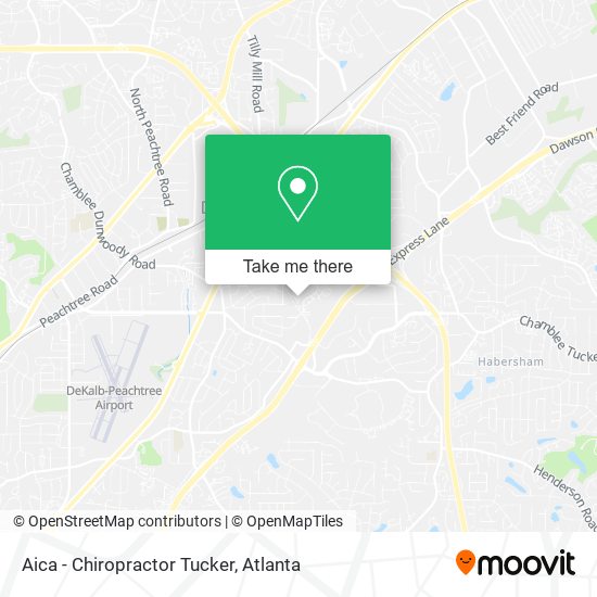 Aica - Chiropractor Tucker map