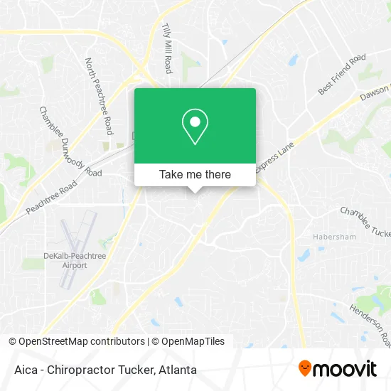Aica - Chiropractor Tucker map