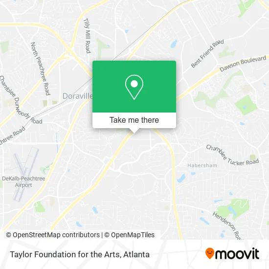 Mapa de Taylor Foundation for the Arts