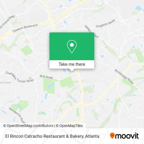 Mapa de El Rincon Catracho Restaurant & Bakery