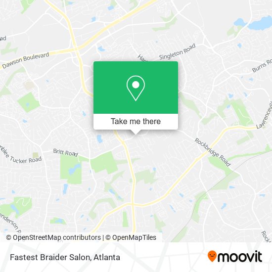 Mapa de Fastest Braider Salon