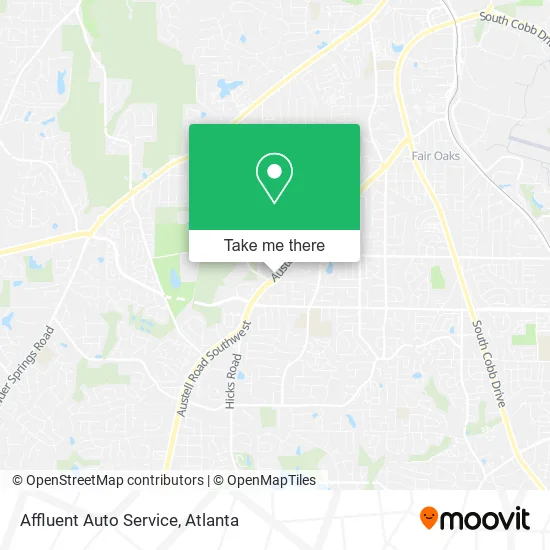 Mapa de Affluent Auto Service