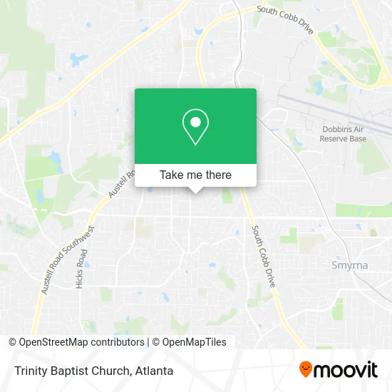 Trinity Baptist Church map