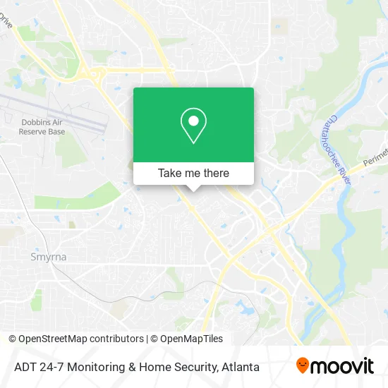 ADT 24-7 Monitoring & Home Security map