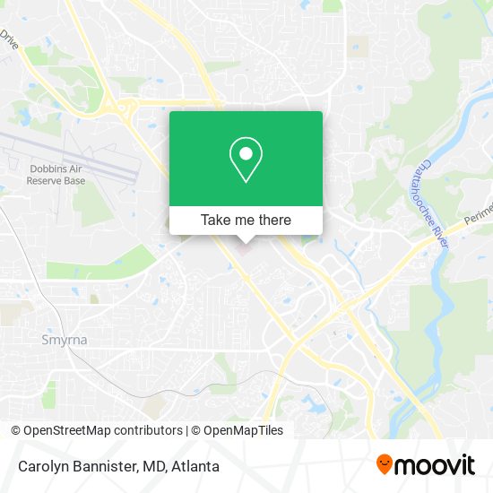 Carolyn Bannister, MD map
