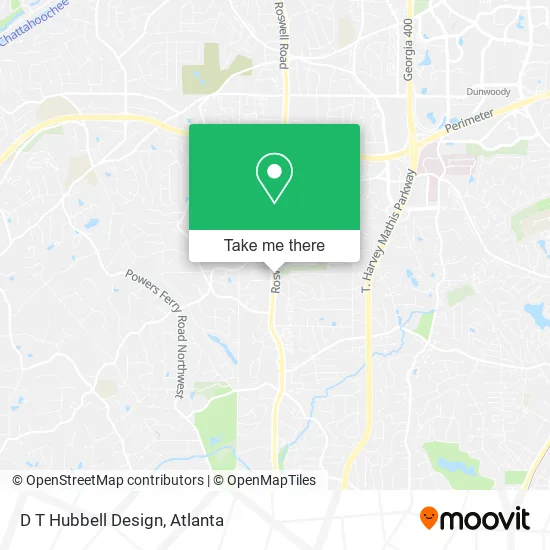 D T Hubbell Design map