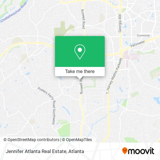 Mapa de Jennifer Atlanta Real Estate