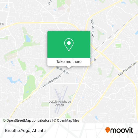 Breathe.Yoga map