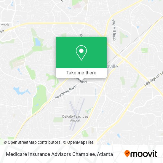 Mapa de Medicare Insurance Advisors Chamblee