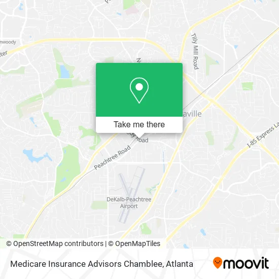 Medicare Insurance Advisors Chamblee map