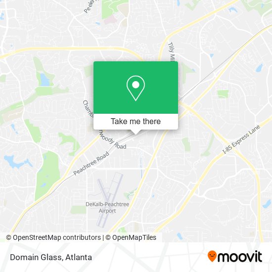 Mapa de Domain Glass