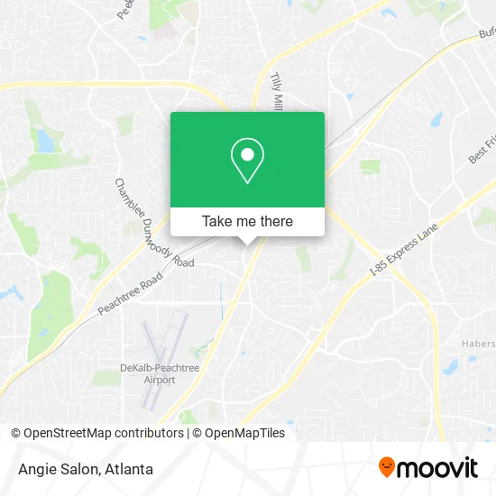 Angie Salon map